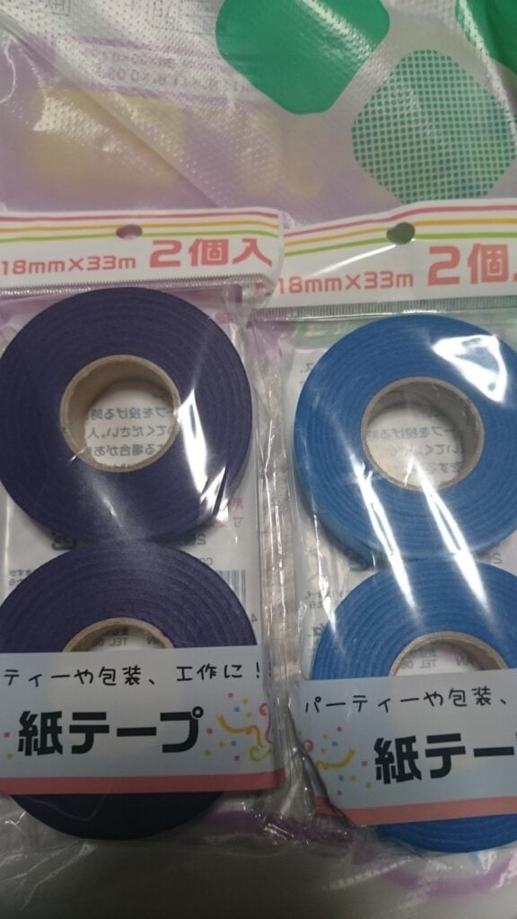 紙テープ セリア
