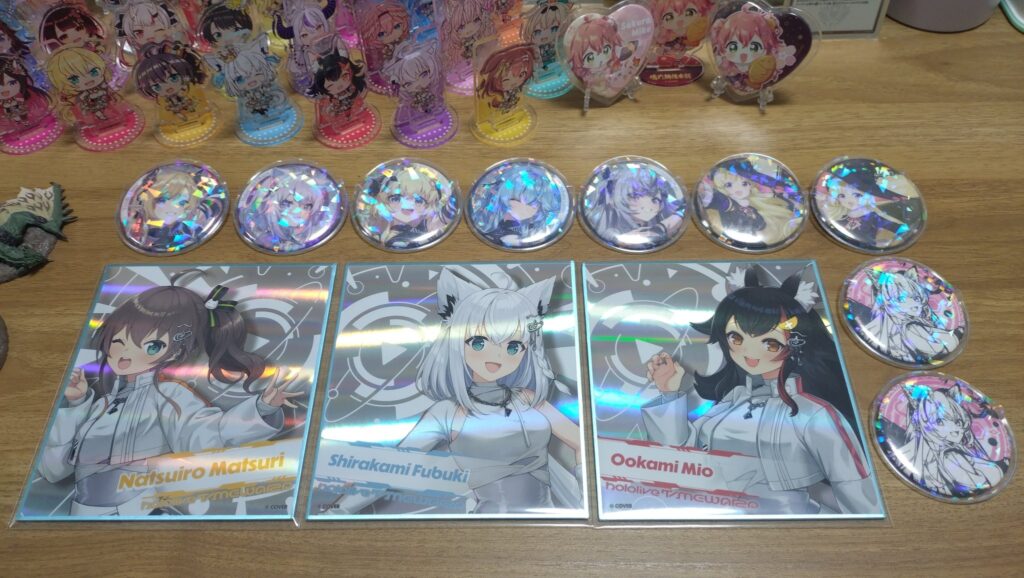 ホロライブグッズ展示