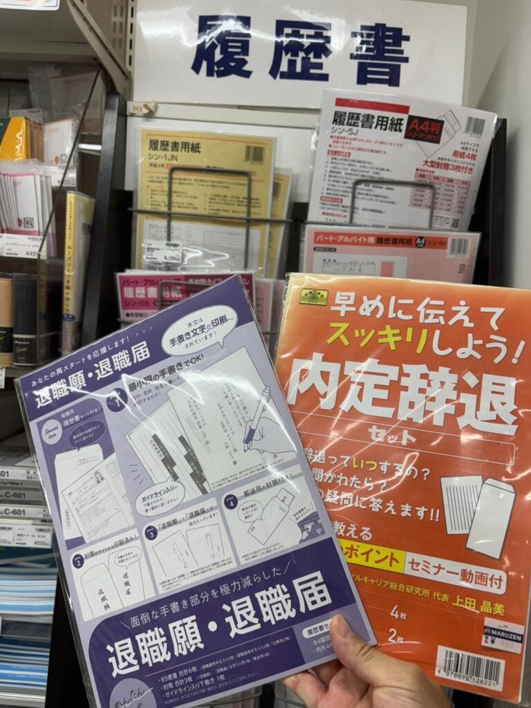 退職届記入セット