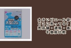 大きいビニール袋はどこに売ってる？販売店舗・通販・価格を徹底比較【2026年最新版】