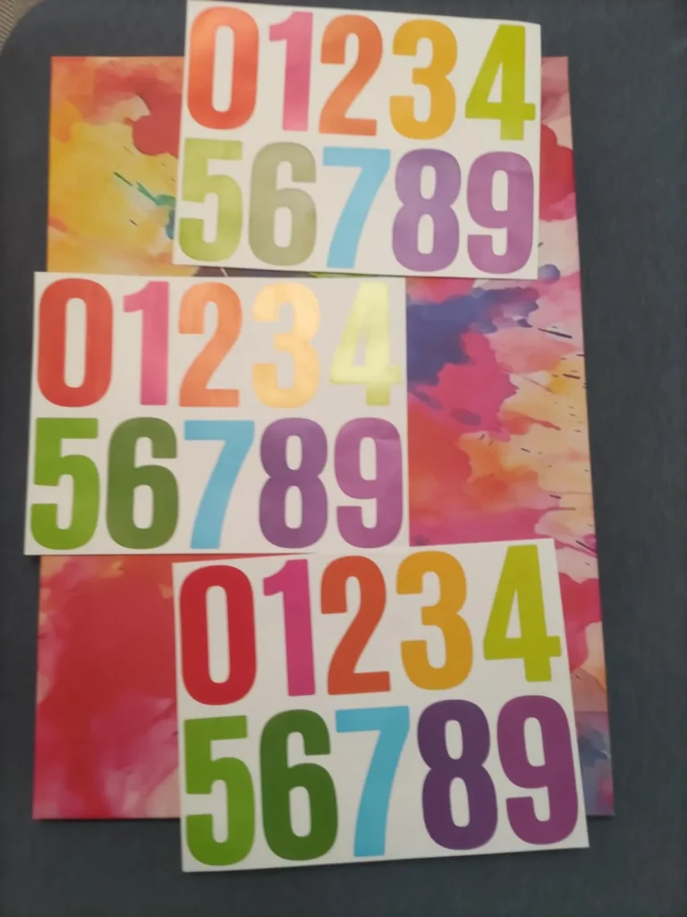 セリアの数字シールが見つからない場合の代替品