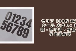 セリア 100均 数字シール 大きい：種類・売り場・代替品を徹底解説【2026年最新】